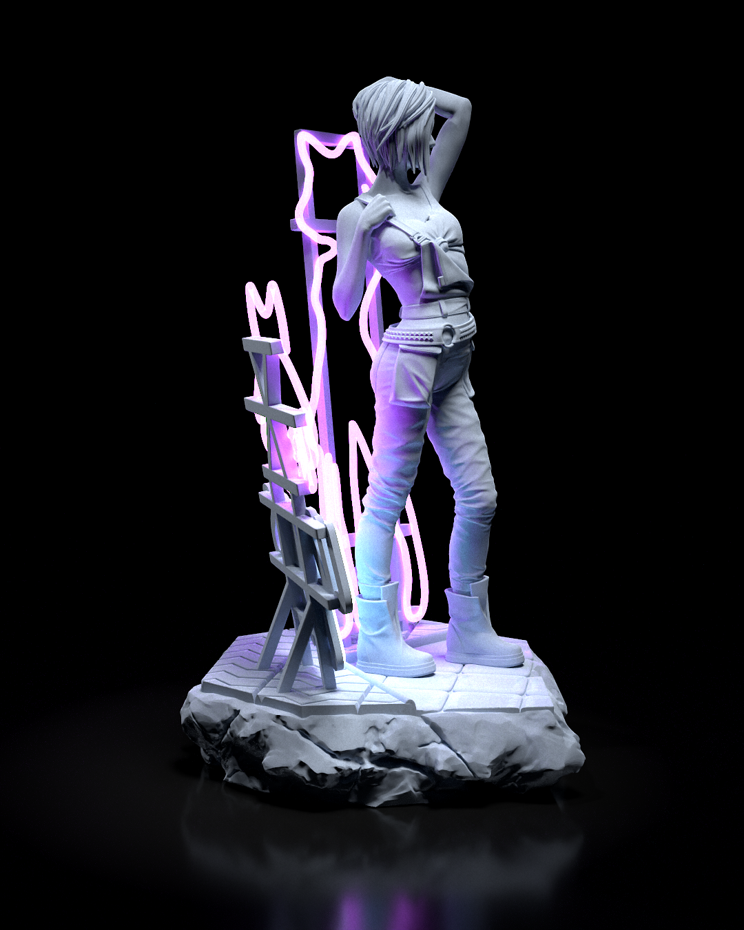 Judy Alvarez - Cyberpunk 2077 (1/15 Resin Figure)