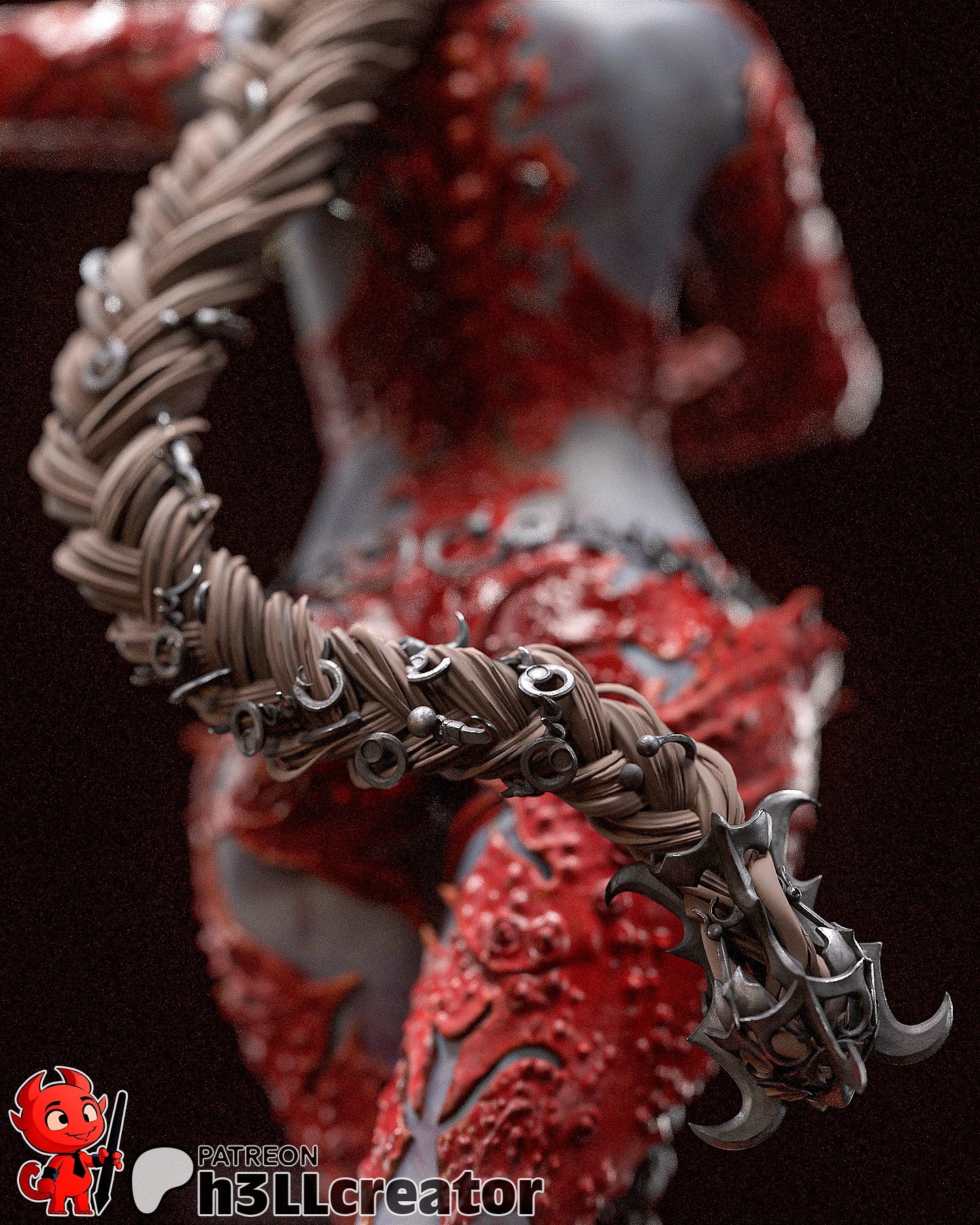 Orin the Red (Baldur's Gate 3 Resin Figure)