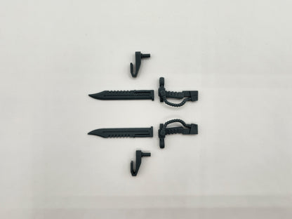 Zaku High Mobility ST Heat Dagger (Pair) (Resin Weapon Kit)