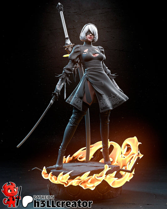 2B (NieR: Automata Scale Resin Figure)