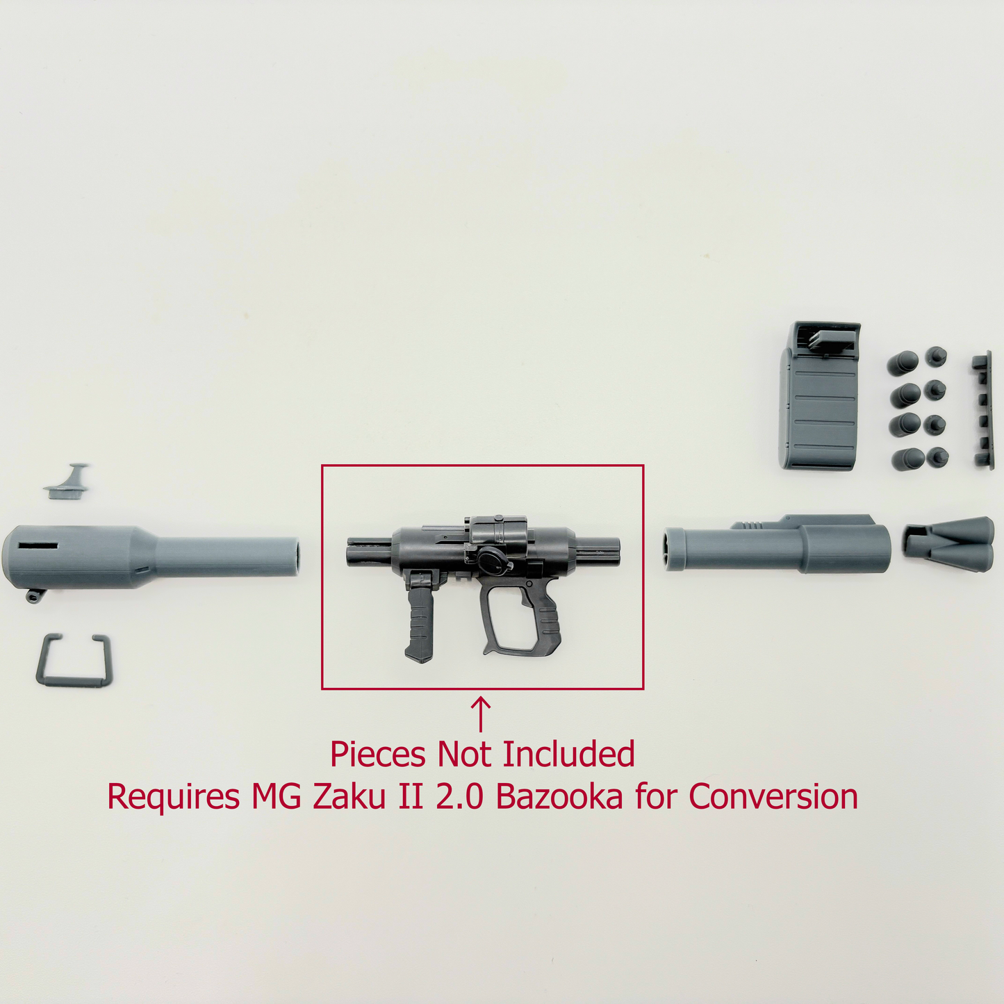 320mm Prototype Bazooka (Resin Conversion Kit - MG Scale)