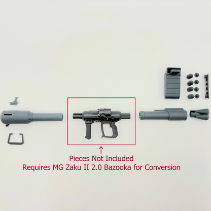 320mm Prototype Bazooka (Resin Conversion Kit - MG Scale)