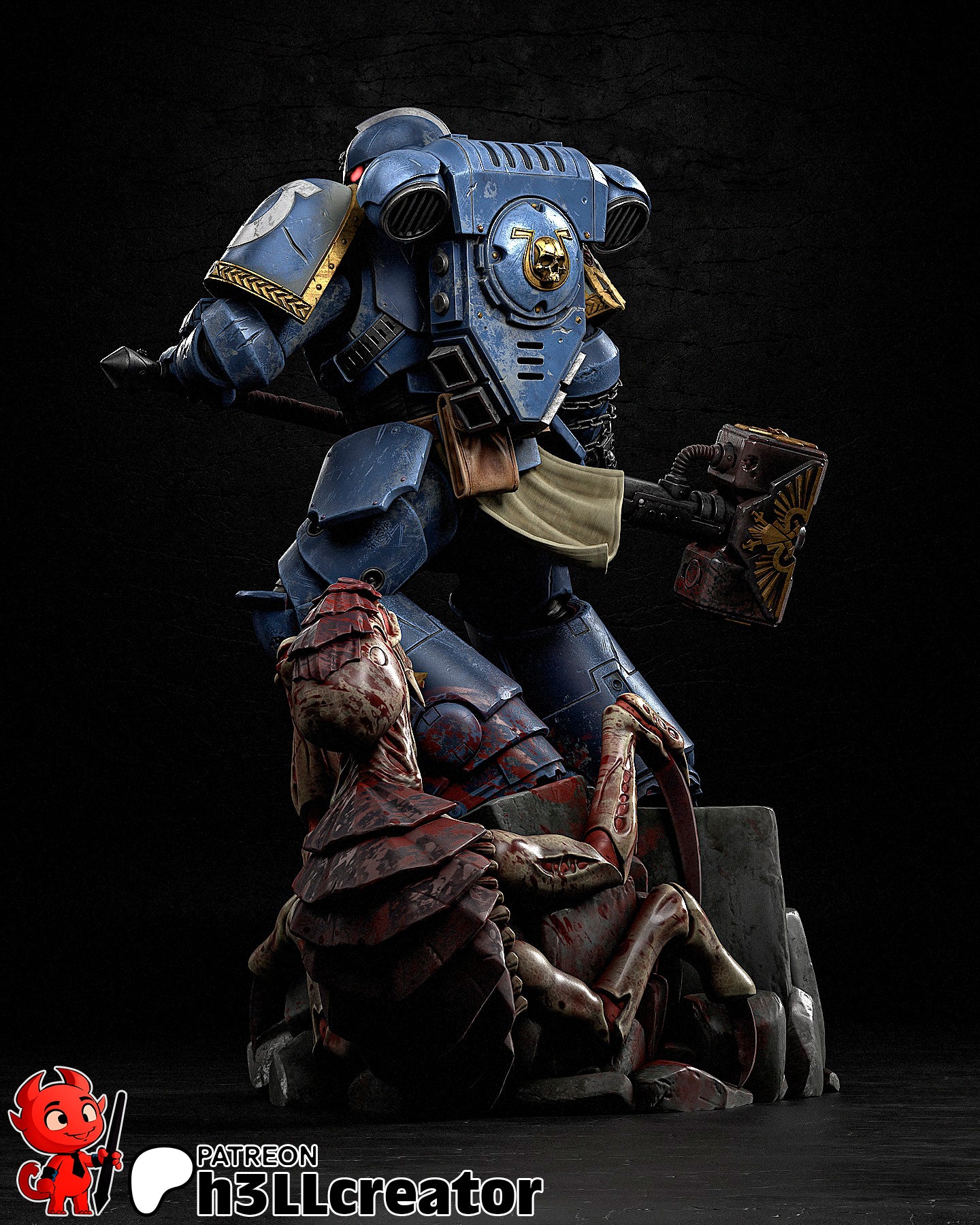 Captain Talius (Space Warrior Resin Figure)