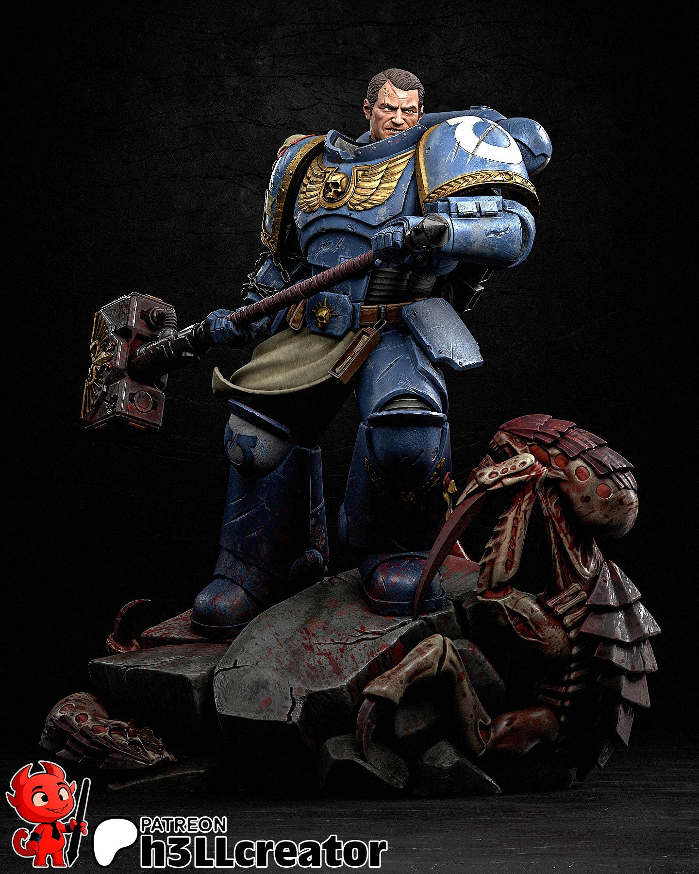 Captain Talius (Space Warrior Resin Figure)