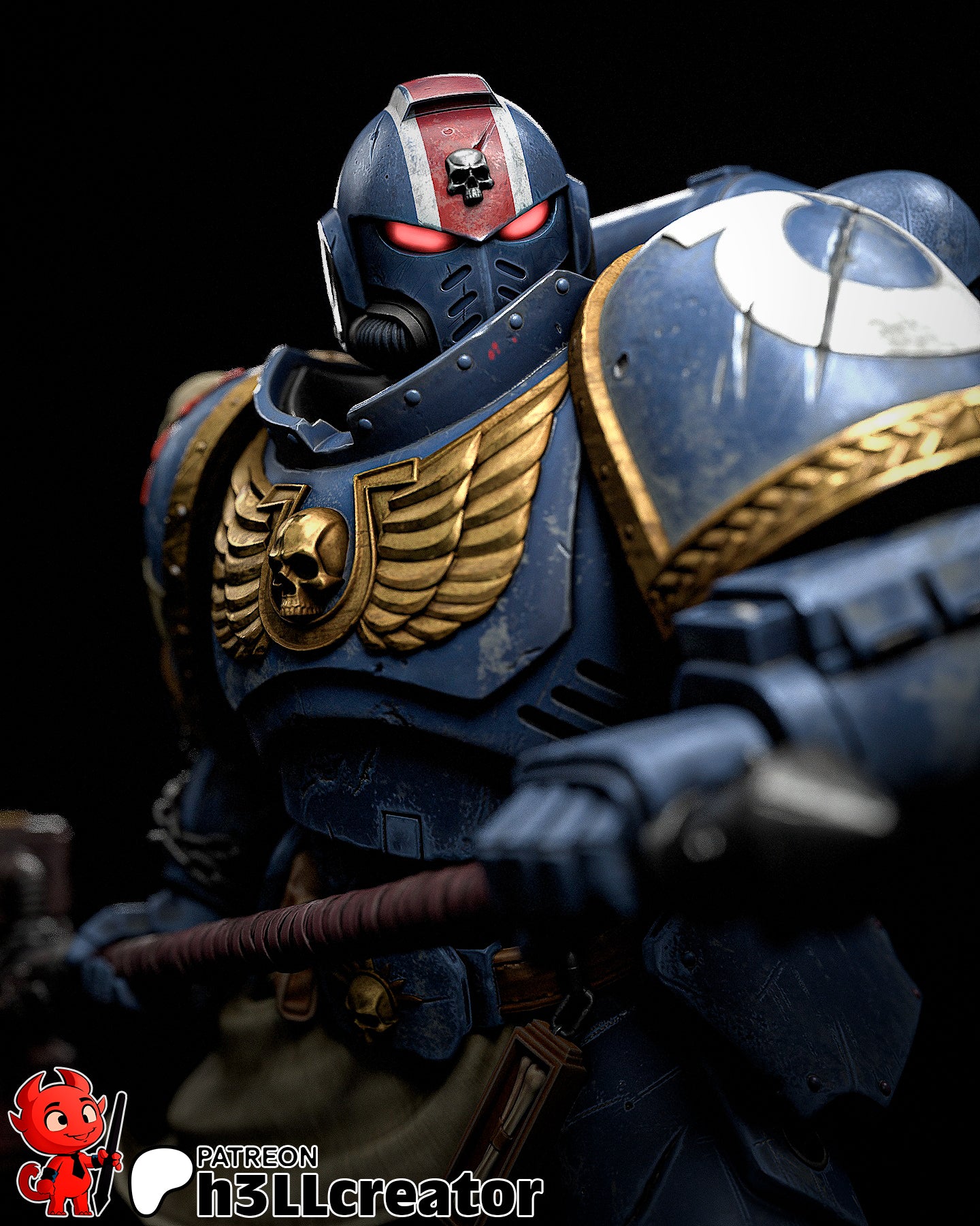 Captain Talius (Space Warrior Resin Figure)