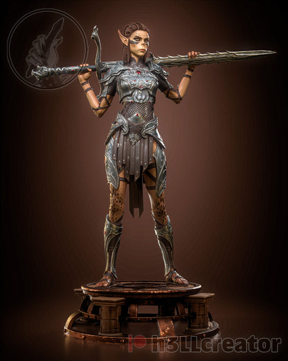 Lae'zel (Baldur's Gate 3 Resin Figure)