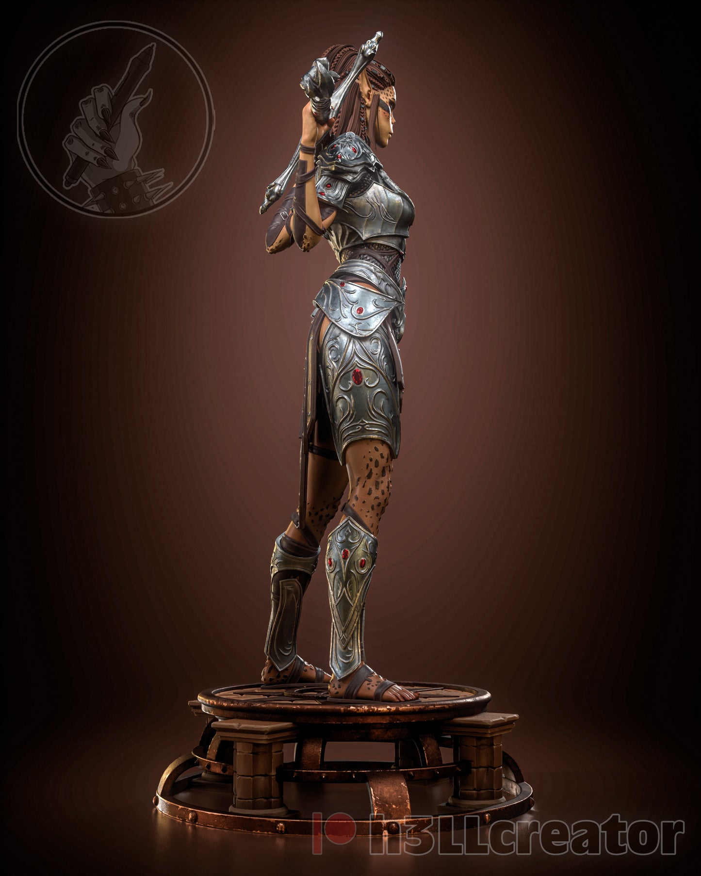 Lae'zel (Baldur's Gate 3 Resin Figure)