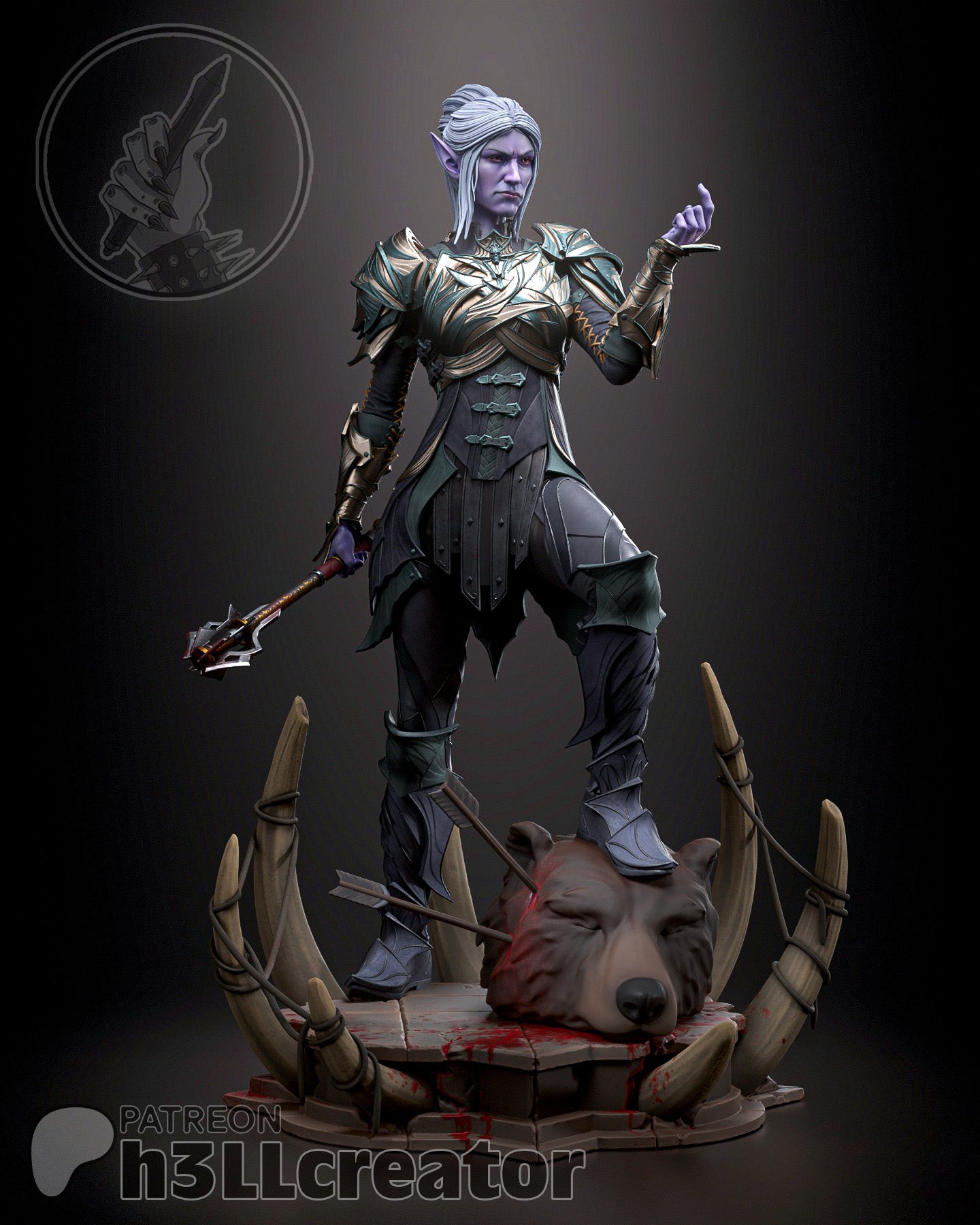 Minthara (Baldur's Gate 3 Resin Figure)